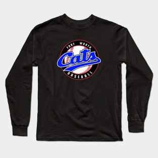 Retro Fort Worth Cats Baseball Long Sleeve T-Shirt